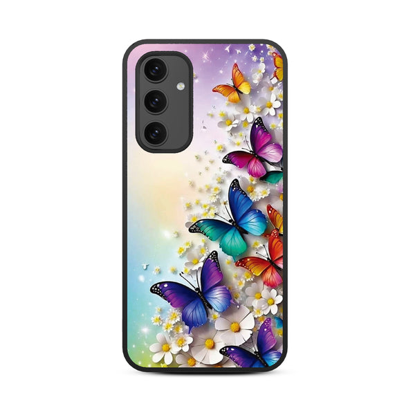 MyBat Design Lab Series Case for Samsung Galaxy A54 5G - Rainbow Butterflies - MSA545GCSLESM187-1.jpg