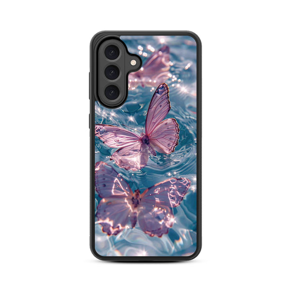 MyBat Design Lab Series Case for Samsung Galaxy A56 5G - Floating Butterflies - MSA565GCSLESM180-3.jpg