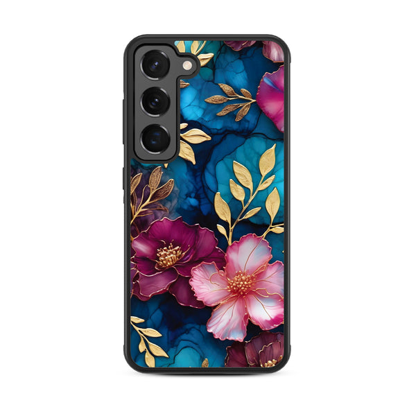 MyBat Design Lab Series Case for Samsung Galaxy S24 - Gilded Petals - MSS24CSLESM188-3.jpg