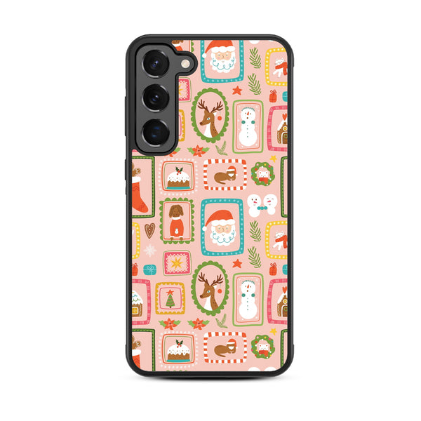 MyBat Design Lab Series Case for Samsung Galaxy S24 - Holiday Stamps - MSS24CSLESM297-3.jpg