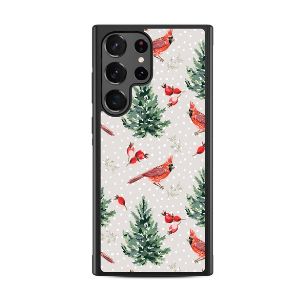 MyBat Design Lab Series Case for Samsung Galaxy S24 Ultra - Winter Cardinals - MSS24UCSLESM298-3.jpg