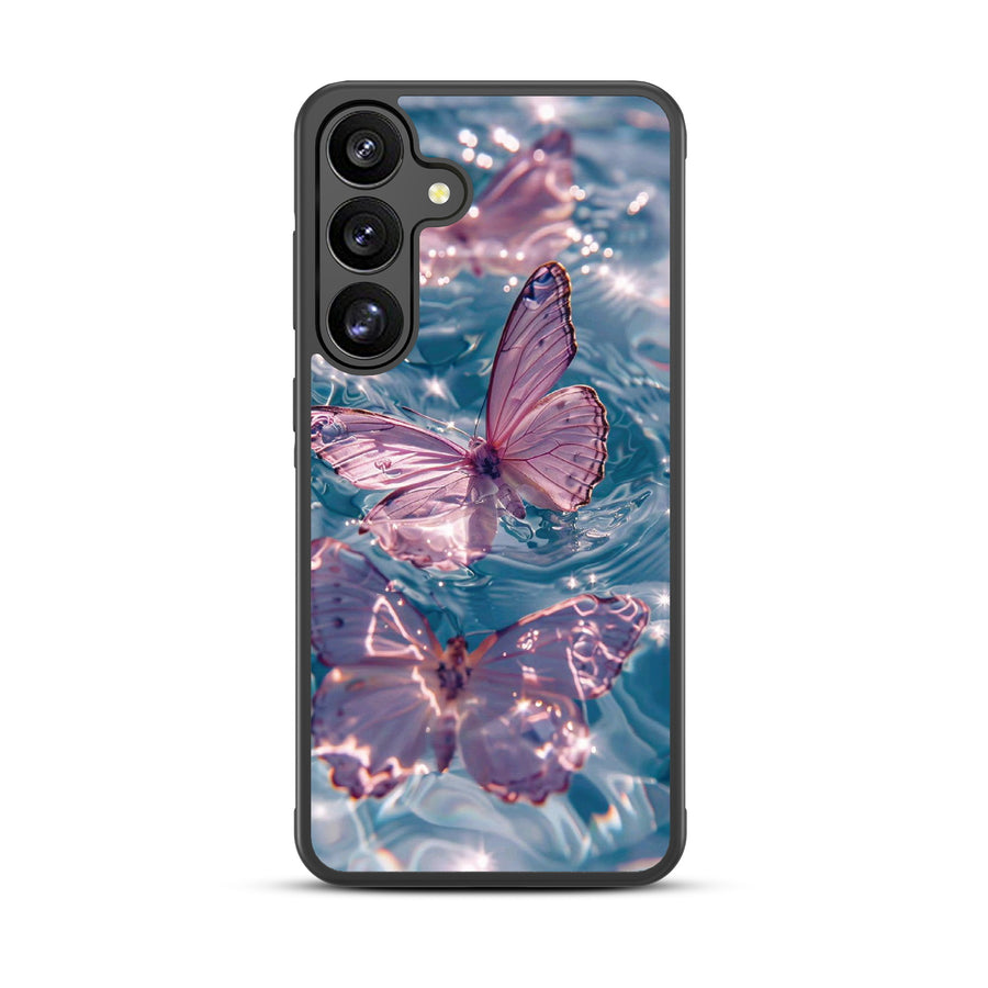 MyBat Design Lab Series Case for Samsung Galaxy S25 - Floating Butterflies - MSS25CSLESM180-3.jpg