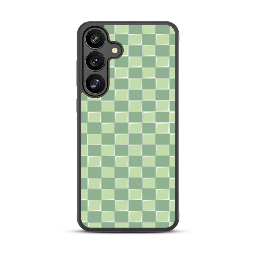 MyBat Design Lab Series Case for Samsung Galaxy S25 - Matcha Check - MSS25CSLESM482-3.jpg