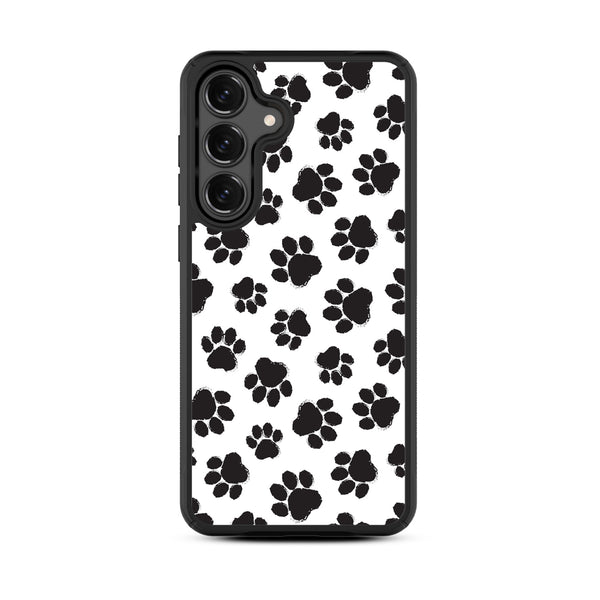 MyBat Design Lab Series Case for Samsung Galaxy S25 Fan Edition - Black Paw Prints - MSS25FECSLESMP002-3.jpg