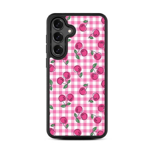 MyBat Design Lab Series Case for Samsung Galaxy S25 Fan Edition - Pink Cherries - MSS25FECSLESMP100-3.jpg