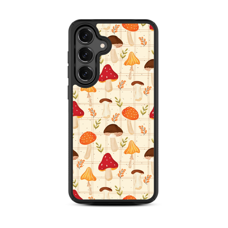 MyBat Design Lab Series Case for Samsung Galaxy S25 Fan Edition - Mushroom Patch - MSS25FECSLESMP426-3.jpg