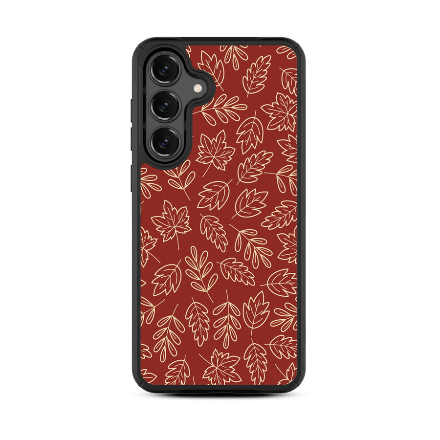 MyBat Design Lab Series Case for Samsung Galaxy S25 Fan Edition - Leaf Lines - MSS25FECSLESMP429-3.jpg
