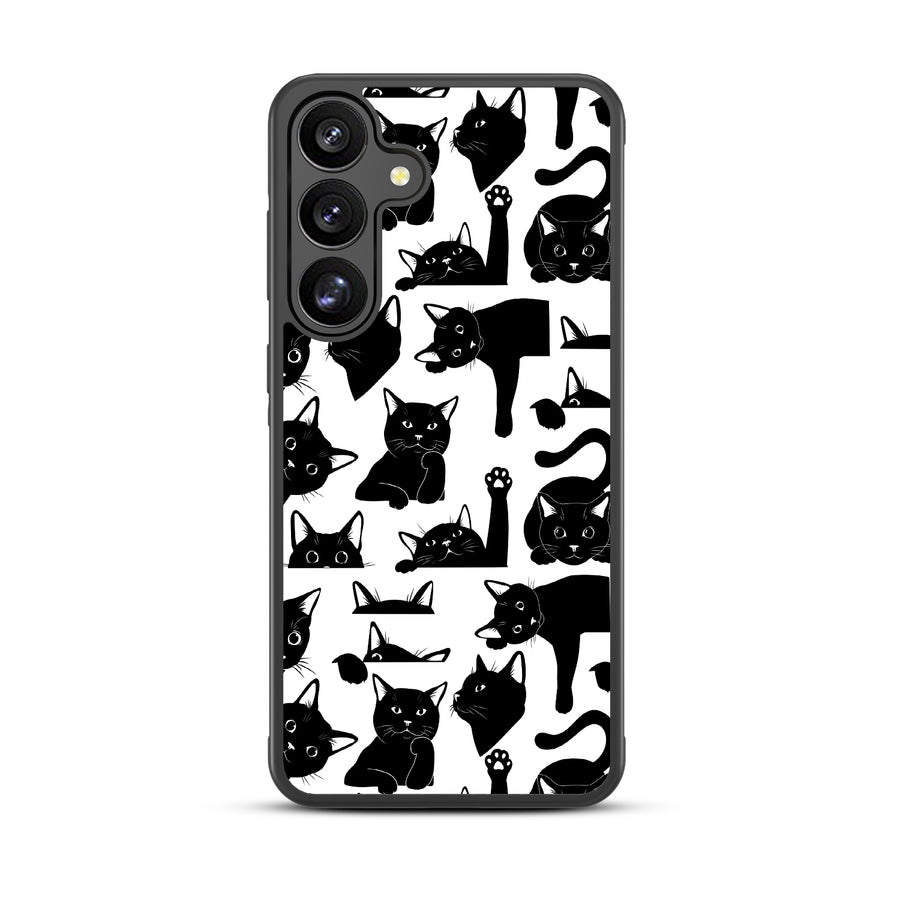 MyBat Design Lab Series Case for Samsung Galaxy S25 Plus - Black Cats - MSS25PCSLESM017-3.jpg