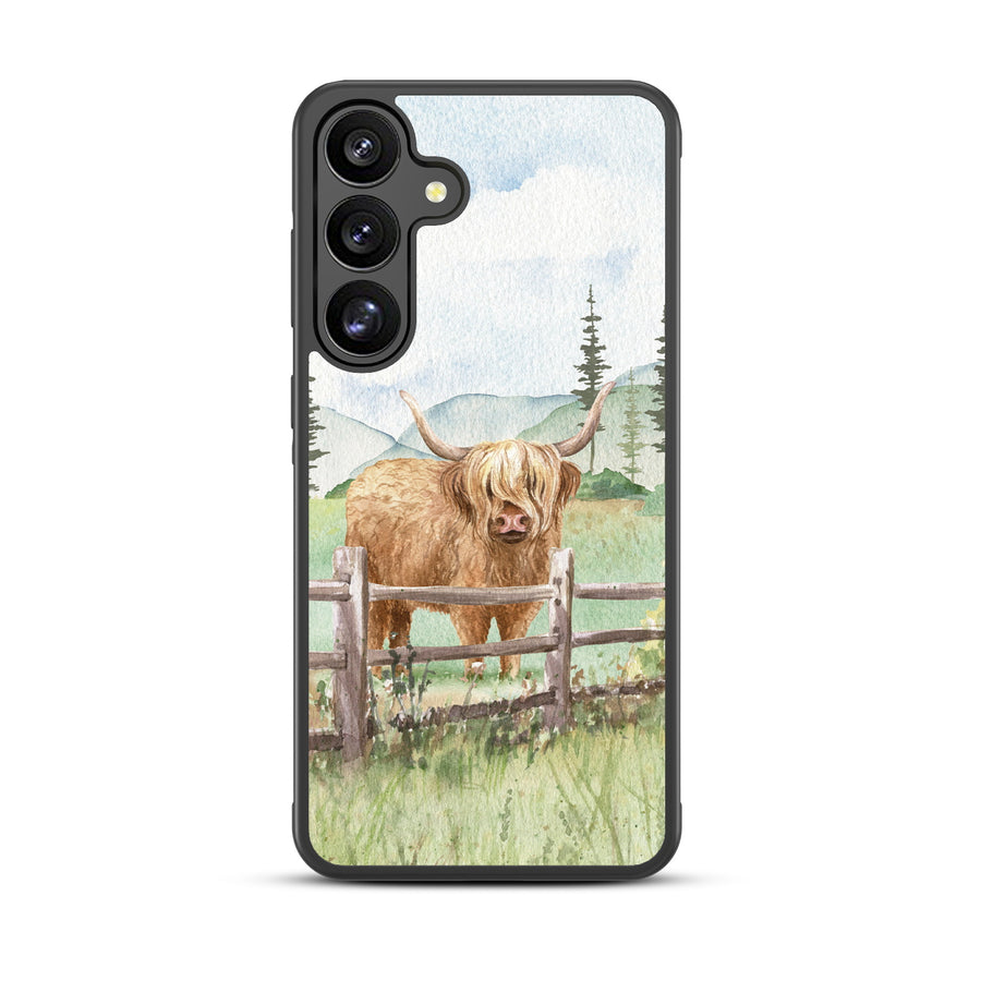 MyBat Design Lab Series Case for Samsung Galaxy S25 Plus - Highland Cow - MSS25PCSLESM470-3.jpg