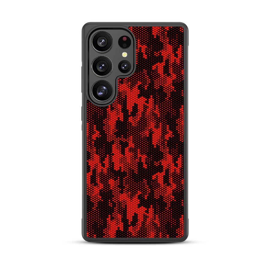 MyBat Design Lab Series Case for Samsung Galaxy S25 Ultra - Red Digital Camouflage - MSS25UCSLESM086-3.jpg