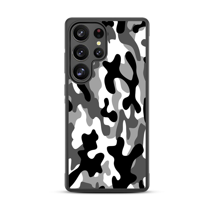 MyBat Design Lab Series Case for Samsung Galaxy S25 Ultra - Black & White Camouflage - MSS25UCSLESM122-3.jpg
