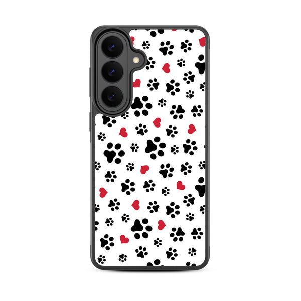 MyBat Design Lab Series Case for Samsung Galaxy S26 - Paw Prints and Hearts - MSS26CSLESM001-3.jpg