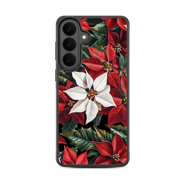MyBat Design Lab Series Case for Samsung Galaxy S26 Plus - Christmas Poinsettias - MSS26PCSLESM301-3.jpg
