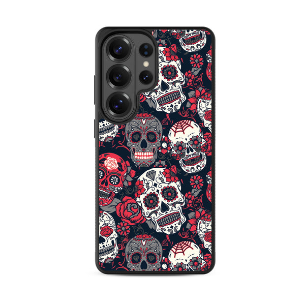MyBat Design Lab Series Case for Samsung Galaxy S26 Ultra - Sugar Rose Skulls - MSS26UCSLESM418-3.jpg