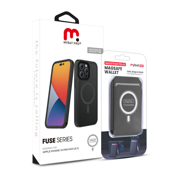 MyBat Pro Fuse Series Case Bundle + MagStash Wallet Folio for Apple iPhone 14 Pro Max - Black - RIP14PMCSD5MS101-CH411-9.jpg