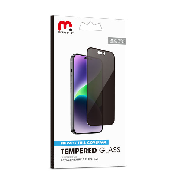 MyBat Pro Privacy Full Coverage Tempered Glass Screen Protector for Apple iPhone 15 Plus - Black - RIP15MSCF111-7.jpg