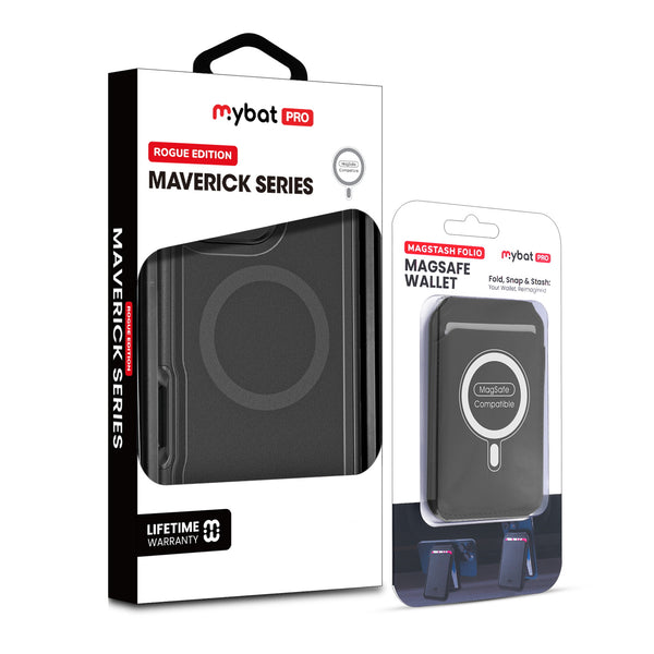 MyBat Pro Maverick Series Utility Edition MagSafe Case + MagStash MagSafe Wallet Folio for Apple iPhone 16 Pro - Black - RIP16PCS2NXMS001-CH411-9.jpg