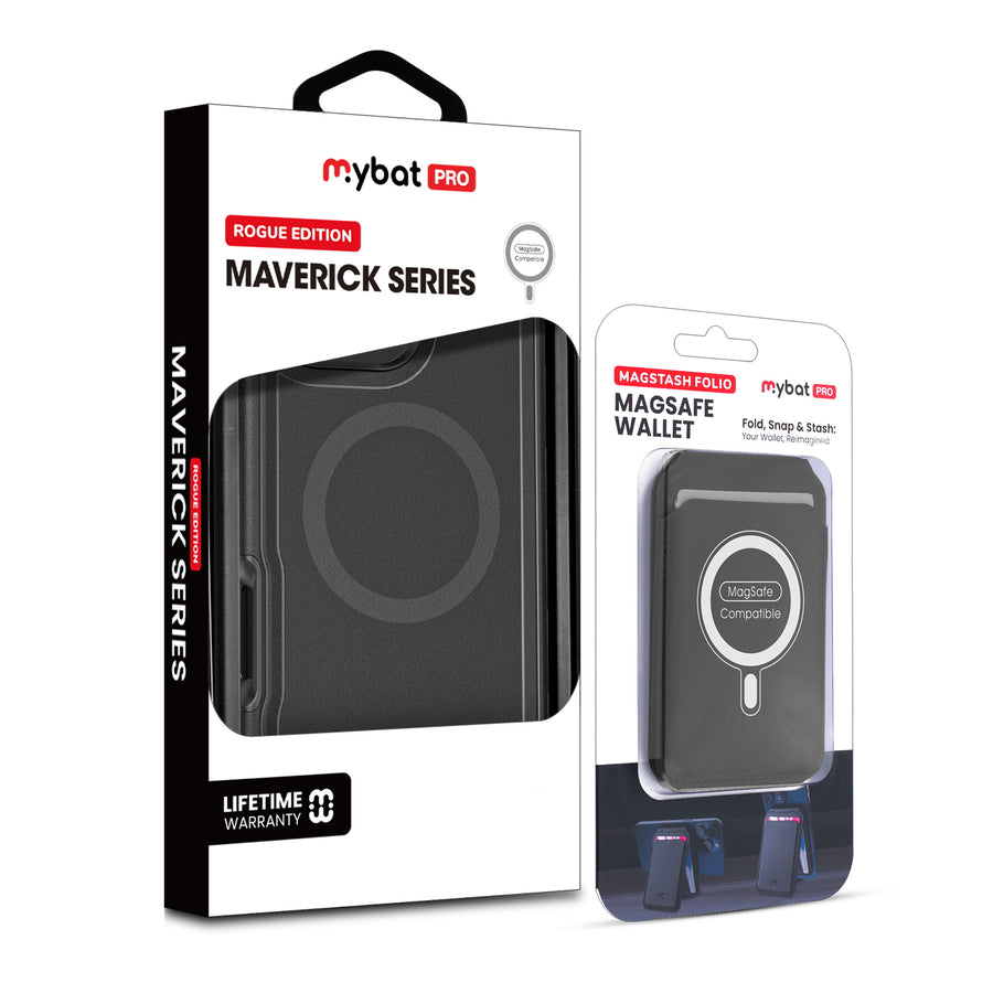 MyBat Pro Maverick Series Utility Edition MagSafe Case + MagStash MagSafe Wallet Folio for Apple iPhone 16 Pro - Black - RIP16PCS2NXMS001-CH411-9.jpg