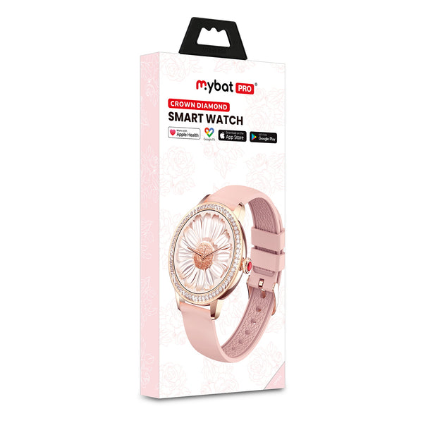 MyBat Pro Crown Diamond Smart Watch - Pink - RWDSW052-9.jpg