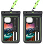 MyBat Pro Universal Floating Waterproof Phone Pouch (XL Size)(2pcs) - Black
